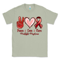 Matcha Peace love cure Multiple Myeloma Classic Tee - NancyCooperArtShop
