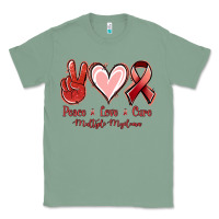 Sage Peace love cure Multiple Myeloma Classic Tee - NancyCooperArtShop