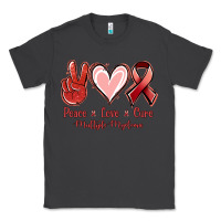 Smoke Peace love cure Multiple Myeloma Classic Tee - NancyCooperArtShop