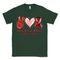 Sports Green Peace love cure Multiple Myeloma Classic Tee - NancyCooperArtShop