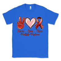 True Royal Peace love cure Multiple Myeloma Classic Tee - NancyCooperArtShop