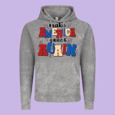 Make America Great Again Vintage Hoodie Designed By Maliassmallbusiness