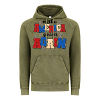 Vintage Olive make america great again Vintage Hoodie - MaliasSmallBusiness