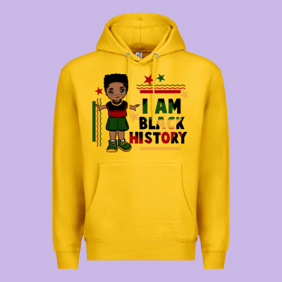 I Am Black History Black Boy  Juneteenth Premium Hoodie Designed By Cowgirlartshop