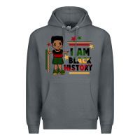 Rock i am black history black boy  juneteenth Premium Hoodie - CowGirlArtShop