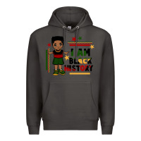 Smoke i am black history black boy  juneteenth Premium Hoodie - CowGirlArtShop