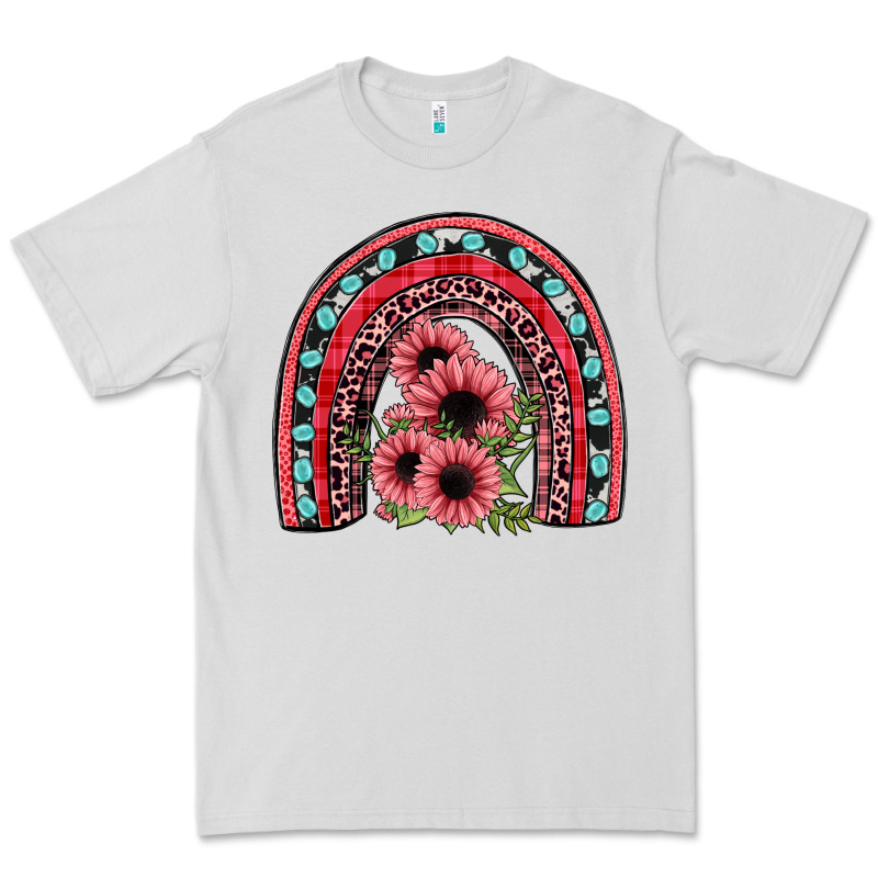 Valentines Sunflower Rainbow Premium Tee by JahusDesignShop | Teevron