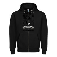 Black NOVEMBER Zipper Hoodie - Bettercallsaul