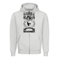 Dove Grey NOVEMBER Zipper Hoodie - Bettercallsaul