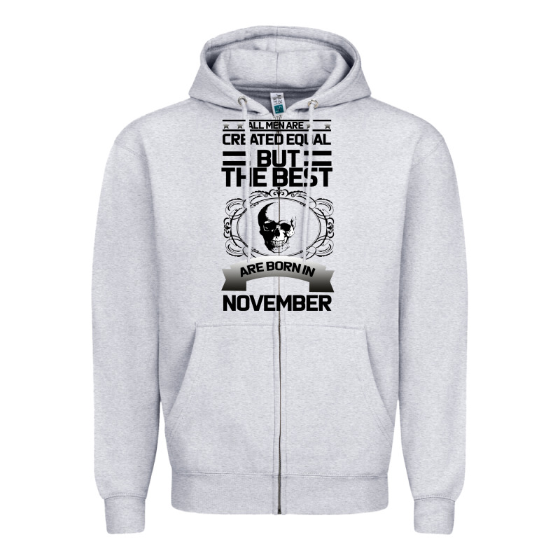 November Zipper Hoodie by Bettercallsaul | Teevron