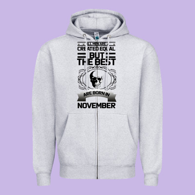November Zipper Hoodie Designed By Bettercallsaul