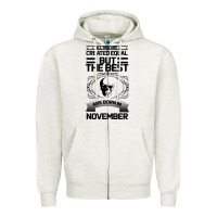 Oatmeal Heather NOVEMBER Zipper Hoodie - Bettercallsaul