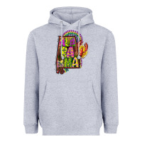 Heather Grey mardi gras alabama map Heavyweight Hoodie - CowGirlArtShop