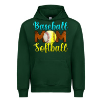 Forest Green baseball mom softball Urban Hoodie - BundleAndBundleShop