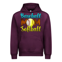 Mauve Wine baseball mom softball Urban Hoodie - BundleAndBundleShop