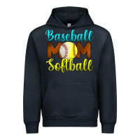Navy baseball mom softball Urban Hoodie - BundleAndBundleShop