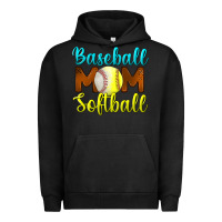 Pigment Black baseball mom softball Urban Hoodie - BundleAndBundleShop