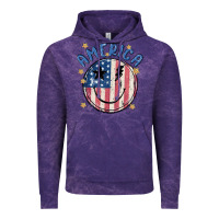 Cloud Purple America Vintage Hoodie - MaliasSmallBusiness