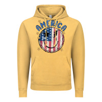 Vintage Mustard America Vintage Hoodie - MaliasSmallBusiness