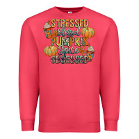 Cardinal stressed blessed pumpkin spice obsessed Premium Sweatshirt - CowGirlArtShop