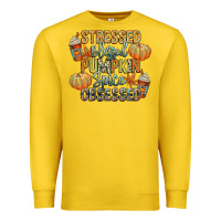 Lemon stressed blessed pumpkin spice obsessed Premium Sweatshirt - CowGirlArtShop