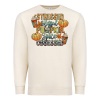 Sandshell stressed blessed pumpkin spice obsessed Premium Sweatshirt - CowGirlArtShop