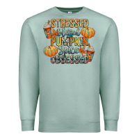 Seafoam stressed blessed pumpkin spice obsessed Premium Sweatshirt - CowGirlArtShop