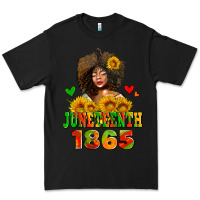 Black afro woman juneteenth 1865 Premium Tee - AdoDesignShop