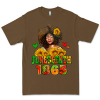 Cacao afro woman juneteenth 1865 Premium Tee - AdoDesignShop