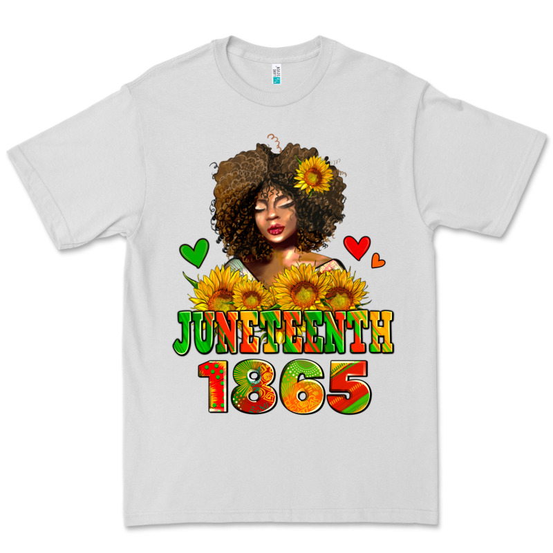 Afro Woman Juneteenth 1865 Premium Tee by AdoDesignShop | Teevron