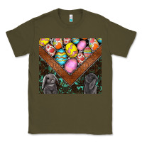 Army Green easter Classic Tee - CowhideDigitalArt