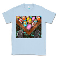 Dusty Blue easter Classic Tee - CowhideDigitalArt