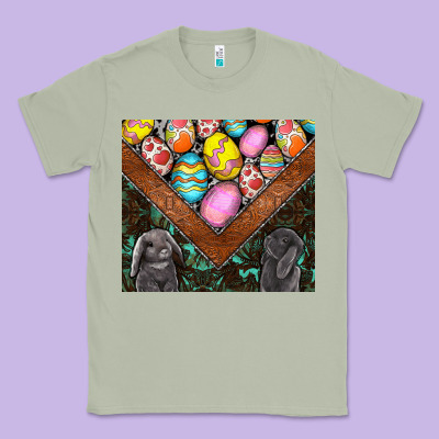 Easter Classic Tee Designed By Cowhidedigitalart