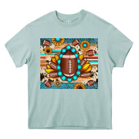 Arona football cowhide sunflower Heavy Core Tee - JahusDesignShop