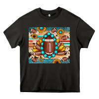 Asphalt football cowhide sunflower Heavy Core Tee - JahusDesignShop