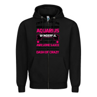 Black Aquarius Woman Zipper Hoodie - Bettercallsaul