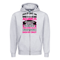 Heather Grey Aquarius Woman Zipper Hoodie - Bettercallsaul