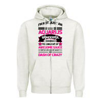 Oatmeal Heather Aquarius Woman Zipper Hoodie - Bettercallsaul