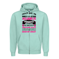 Seafoam Aquarius Woman Zipper Hoodie - Bettercallsaul