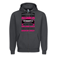 Smoke Aquarius Woman Zipper Hoodie - Bettercallsaul