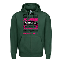 Sports Green Aquarius Woman Zipper Hoodie - Bettercallsaul