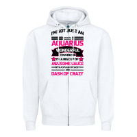 White Aquarius Woman Zipper Hoodie - Bettercallsaul