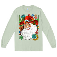 Matcha Cowboy Santa Long Sleeve Tee - NancyCooperArtShop