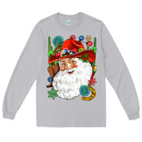 Moon Dust Cowboy Santa Long Sleeve Tee - NancyCooperArtShop