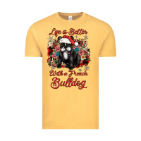 Vintage Mustard christmas life is better with a french bulldog Vintage Tee - JahusDesignShop