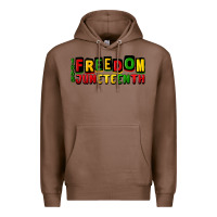 Chestnut freedom juneteenth Premium Hoodie - CowGirlArtShop