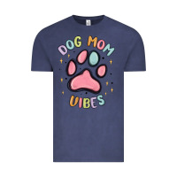 Vintage Denim dog mom vibes Vintage Tee - MaliasSmallBusiness