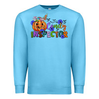 Ocean Blue candy inspector Premium Sweatshirt - CowGirlArtShop