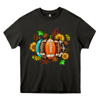 Asphalt fall football sunflower and fall Heavy Core Tee - AdoDesignShop