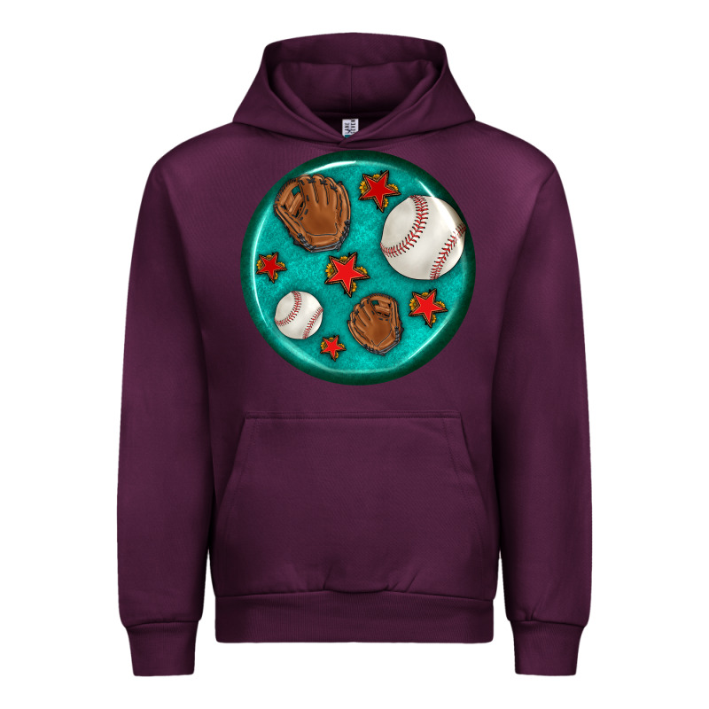 Baseball With Sunflower Round Earrings Urban Hoodie by BundleAndBundleShop | Teevron